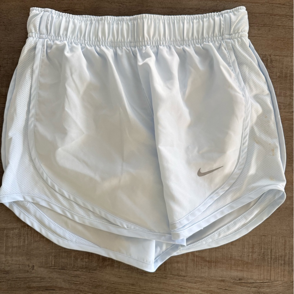 Nike Women's Light Blue Athletic Shorts